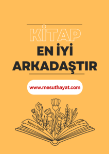 Sari ve Siyah Kitap Sergisi Tipografik ve Modern Etkinlik Afisi