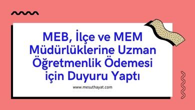 MEB, İlçe ve MEM Müdürlüklerine Uzman Öğretmenlik Ödemesi için Duyuru Yaptı 10 Krem ve Kahverengi Suluboya Cekilis ve Hediye Instagram Gonderisi 390 × 220 piksel 1