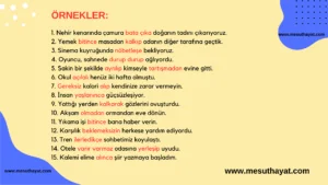 zarf fiil ornekleri